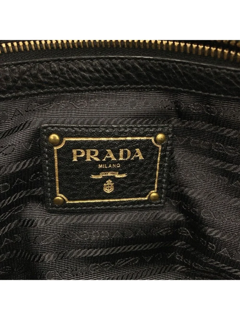 Prada 2-Way Tote Bag Leather